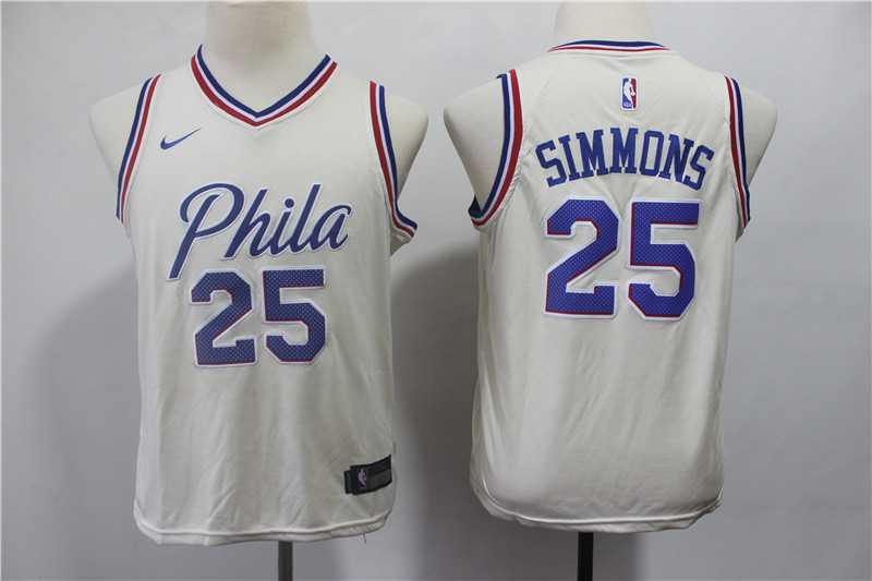 Youth 76ers 25 Ben Simmons Cream City Edition Nike Swingman Jersey,We sell and wholesale Youth 76ers 25 Ben Simmons Cream City Edition Nike Swingman Jersey on line form chian!